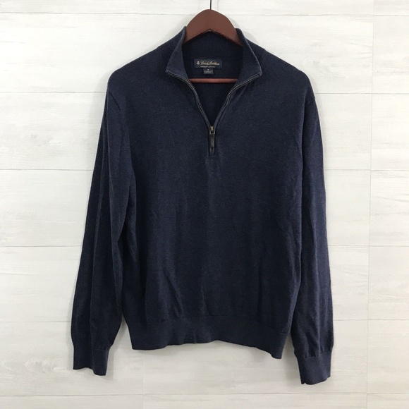 Brooks Brothers Other - Brooks Brother Mens Navy Supima Pullover